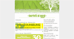 Desktop Screenshot of counsellingscuolaeuropea.org